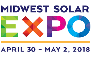 Sponsor/Exhibitor/Training/Speaking: Midwest Solar Expo 2018 - Booth #110