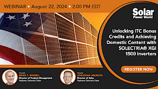 Solar Power World Webinar
