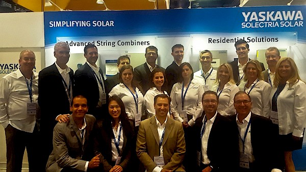 Our team on the show floor at SPI 2016 prior to the show start on Tuesday, 9/13.